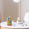 Hand Painted Pillar Candle Home Decor Accent Gift Unscented 4x2 Inches